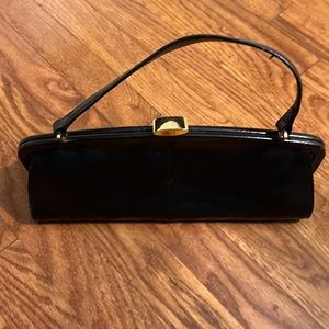 HOBO fancy handbag, black leather